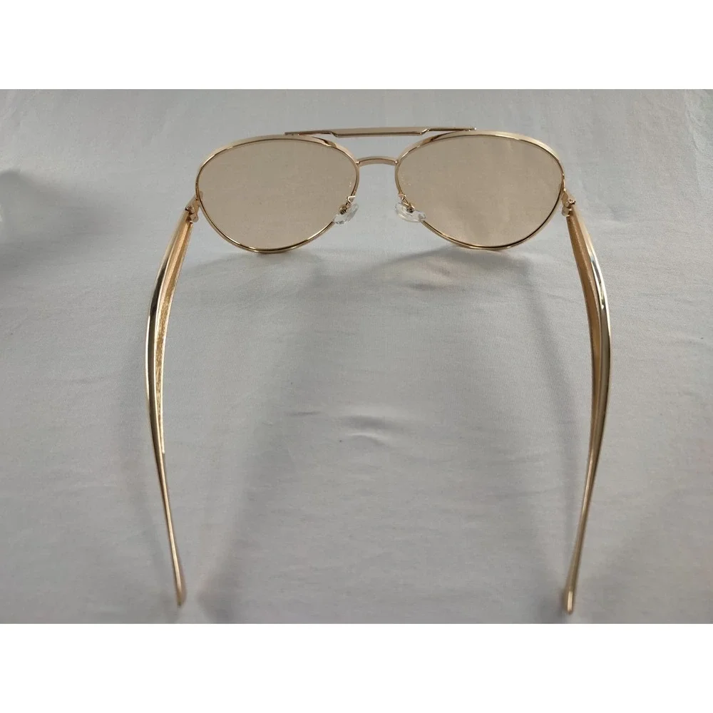 New Gold Aviator Sunglasses Brown Gradient Lens Metal Frame UV400 Pilot‎ Classic